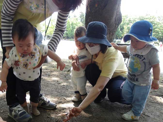 みんなでお散歩〈ひよこ組：0歳児〉