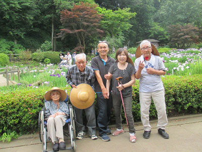 薬師池公園へ