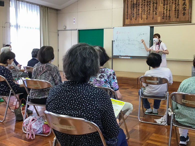 一人暮らし高齢者交流会に参加しました（包括支援センターさんいく）