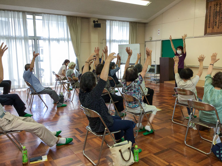 一人暮らし高齢者交流会に参加しました（包括支援センターさんいく）