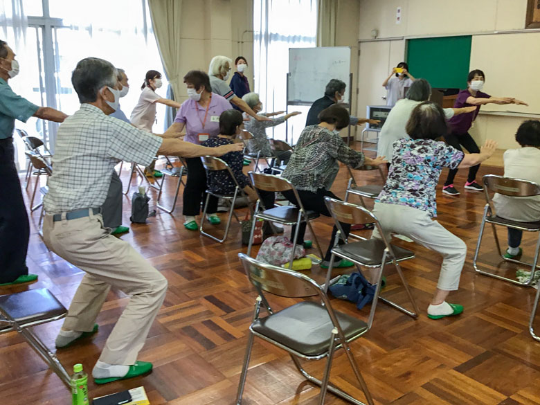 一人暮らし高齢者交流会に参加しました（包括支援センターさんいく）