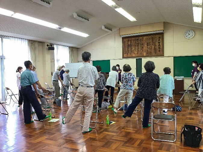 一人暮らし高齢者交流会に参加しました（包括支援センターさんいく）