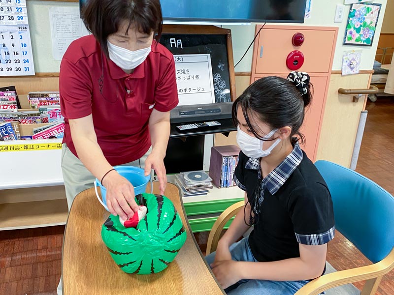 夏休みの宿題〈デイサービス〉